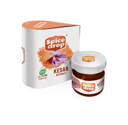 Saffron milk flavoured with Spice Drop